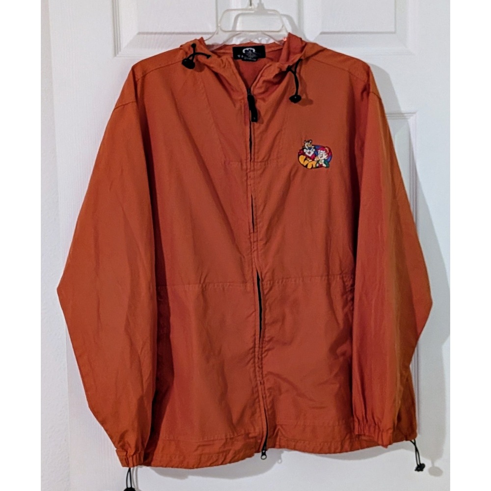 Vintage Windbreaker Jacket Hood Size Large Kelloggs Tony The Tiger Keibler Elf‎